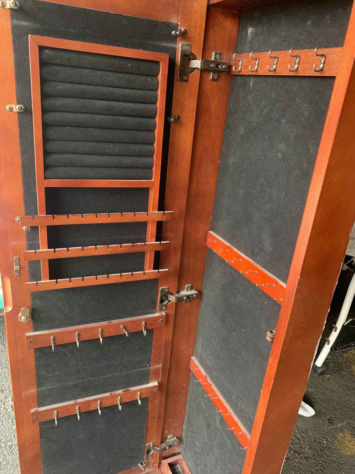 Allwood mirror jewelry storage with Lock
