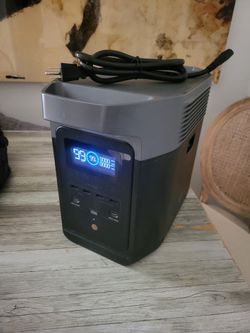 Ecoflow delta 2 lifep04 portable battery 1024w capacity 1800w peak