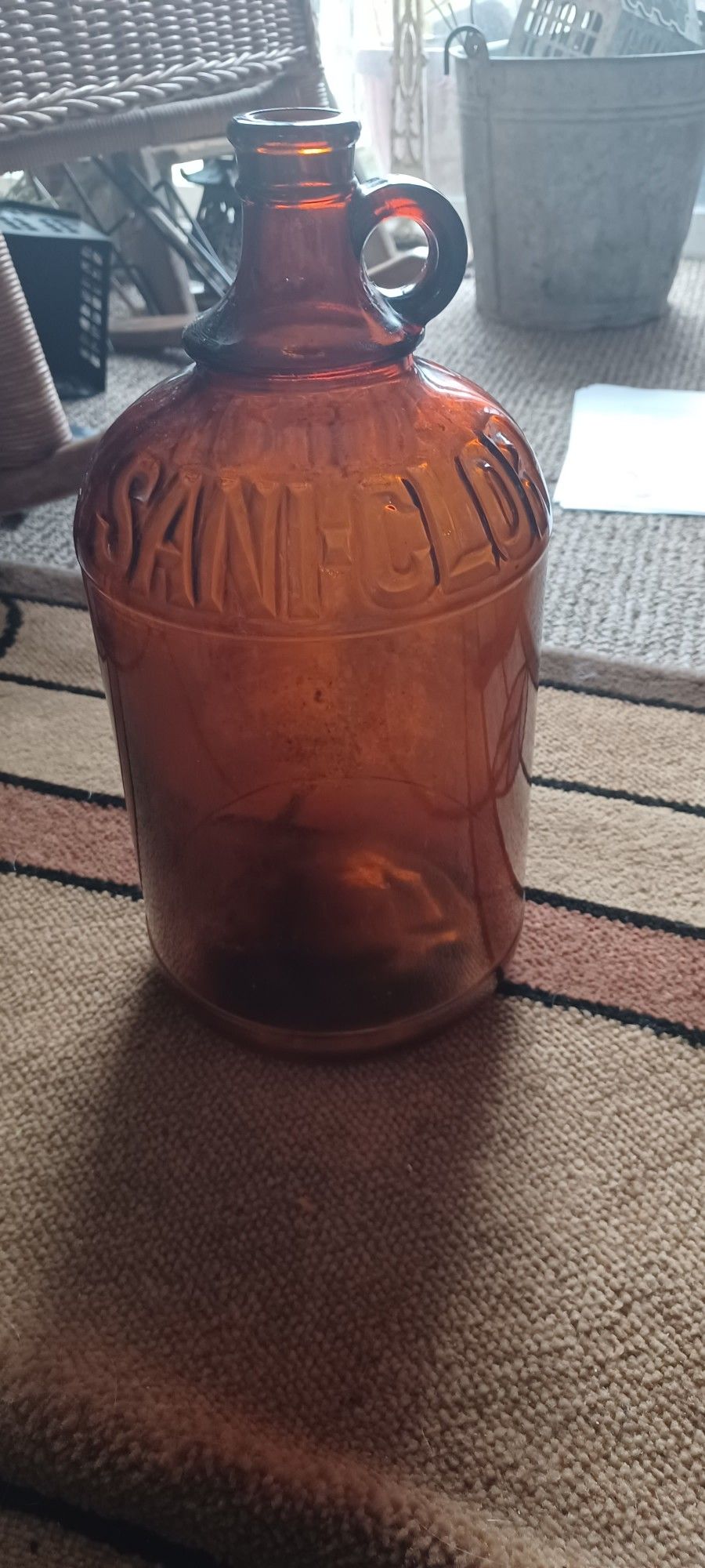 Glass Jug "Sani-chlor" - COLLECTIBLE