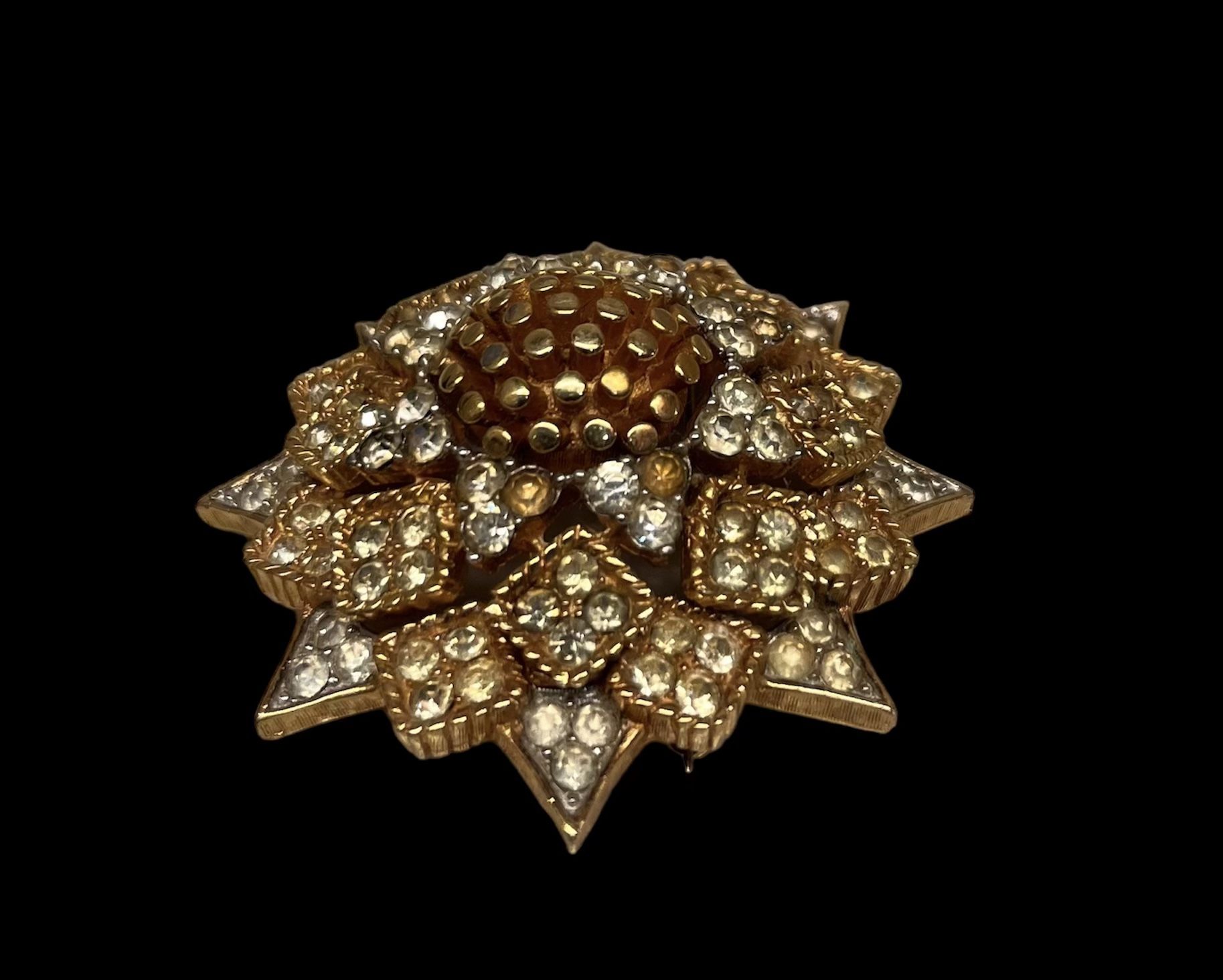 Vintage Joseph Mazer brooch. Signed Jomez.