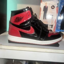 Jordan 1 Bred Patent Leather 