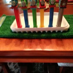 Thomas The Train Pez.Dispensers. 1 3 4 5 6 7. The 2 Is Missing.