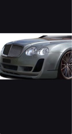 2003-2010 Bentley Continental GT GTC AF-2 Front Bumper Cover ( GFK ) - 1 Piece