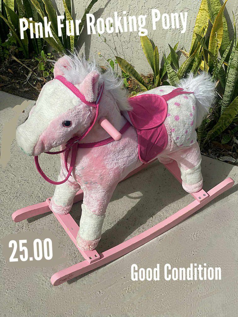 Pink Rocking Horse 