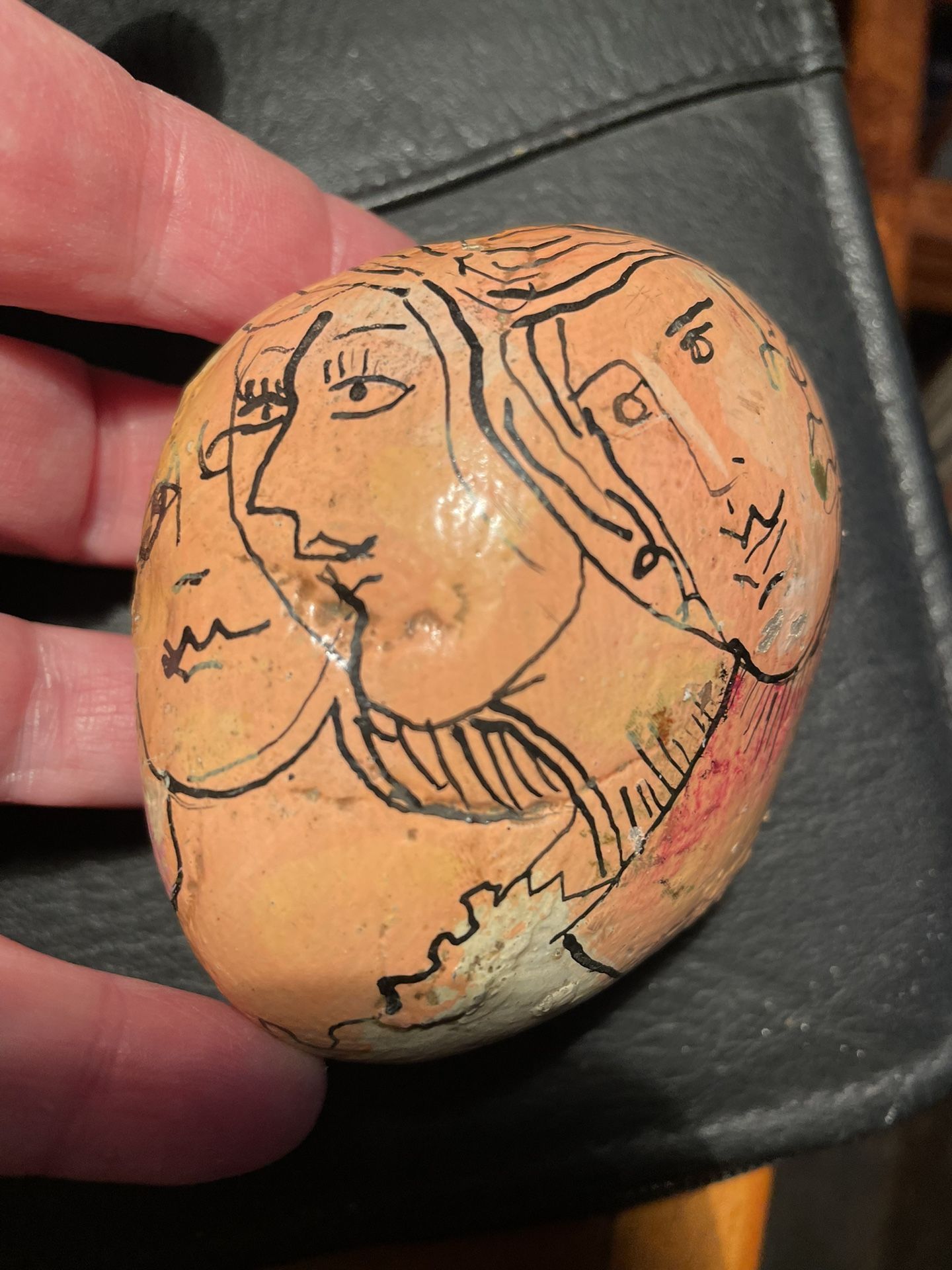 Artisan Painted Rock