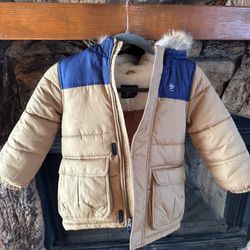 Winter Blue Gold Kids Snow Jacket And Bib Size 6 - New Boy Girl