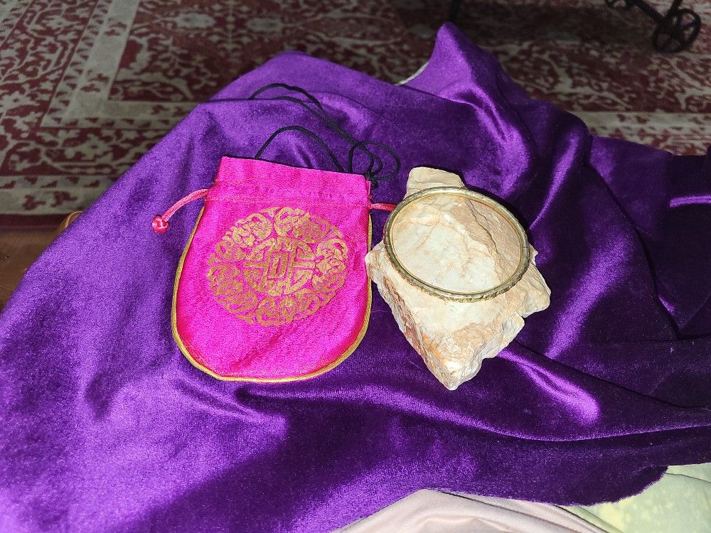 Goldtone Bangle with Gift Bag.