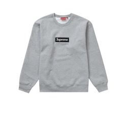 Supreme Heather Grey Box Logo Medium