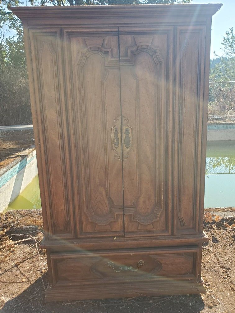 Antique Armoire Dresser