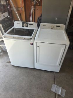 Samsung Washer And Electric Dryer Large Capacity