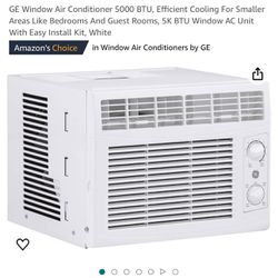 GE Window Air Conditioner  5000 BTU w/window  bracket