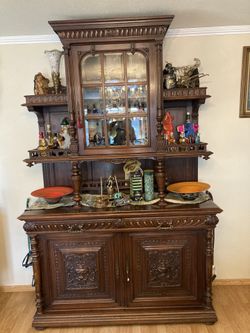 1880’s French Mahogany Sideboard 