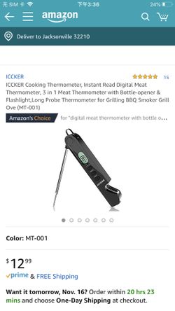 Brand new ICCKER Cooking Thermometer, Instant Read Digital Meat Thermometer