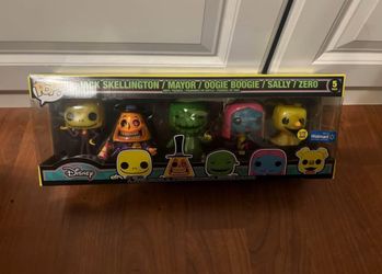 nightmare before Christmas funko set glow in the dark halloween walmart exclusive