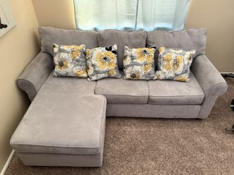 Gray Sofa Chaise