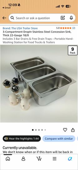 NSF sink & faucet