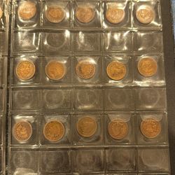 Lot Of 15 Indian Head Cents 