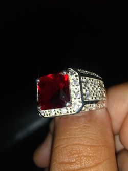 Men’s Ruby ring