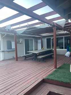 Free Redwood— Approximately 1000 SF