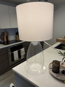 West Elm Foundational Glass Table Lamp – 25”