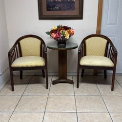Wooden Chairs And Table Set