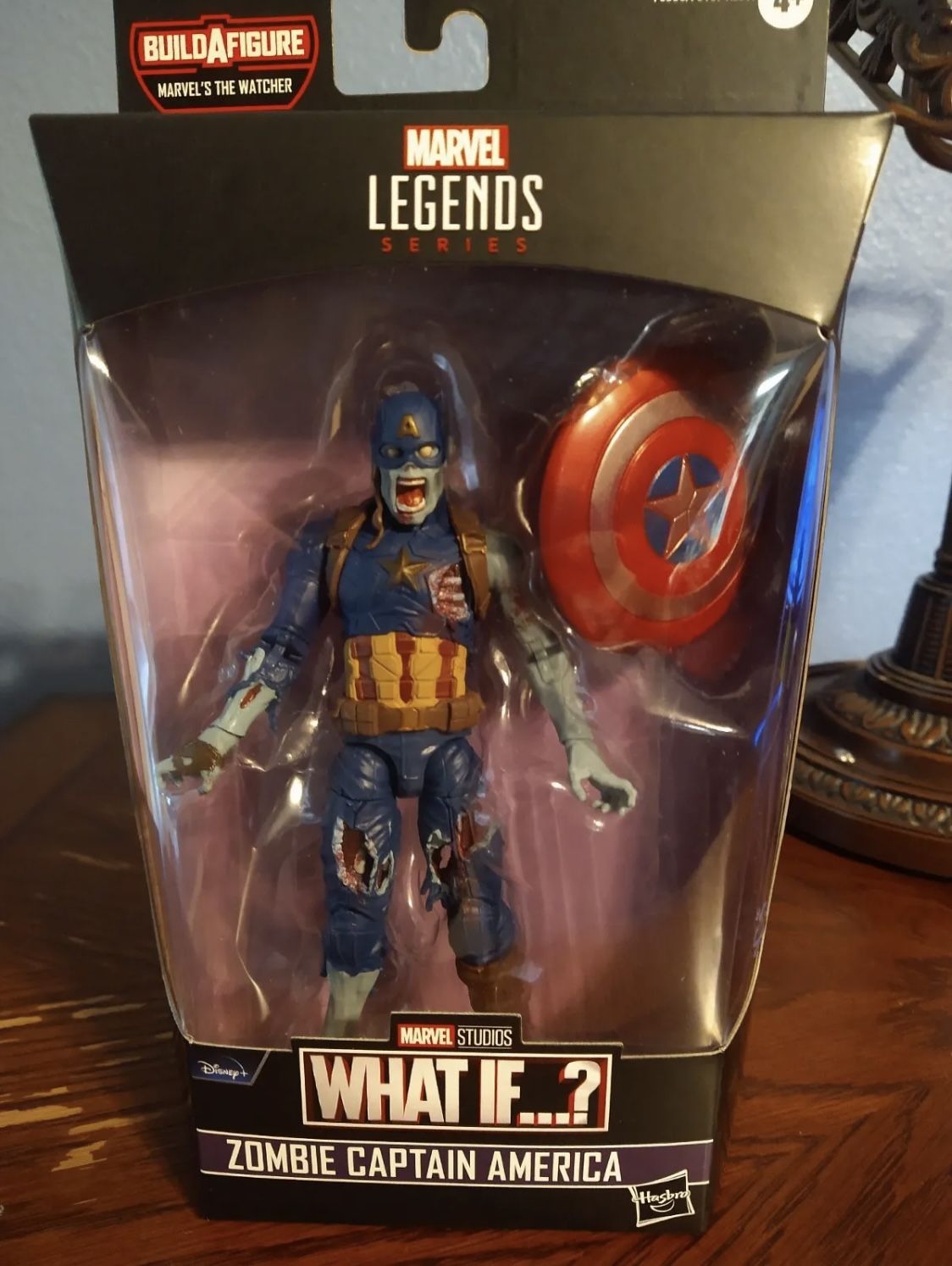 Marvel Legends Disney 6" Action Figure What If Collectible Zombie Captain America 