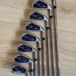 Callaway Big Bertha B21 Iron Set. 4 Iron through 9 Iron + Lob Wedge.