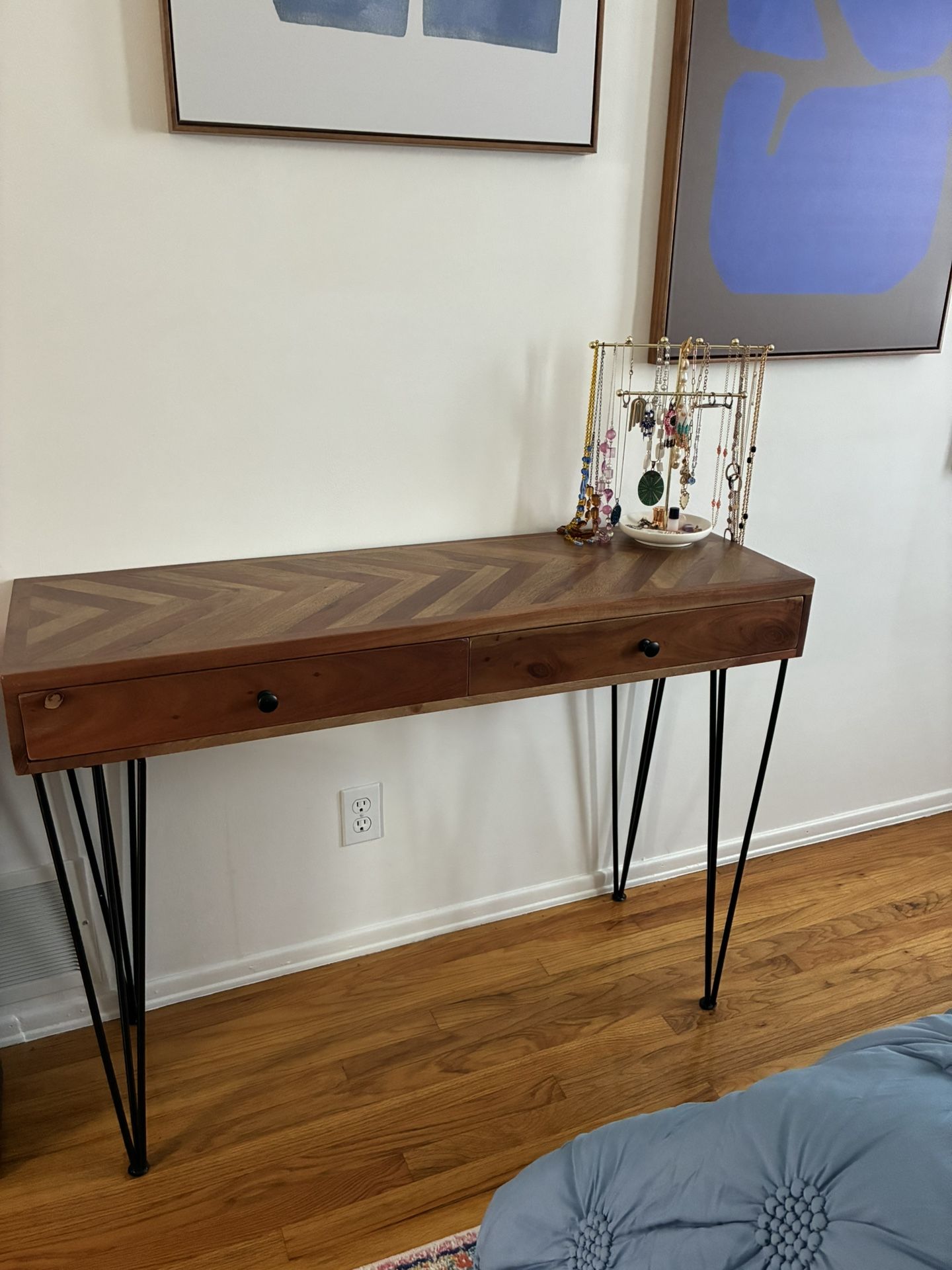 Wood Console Table
