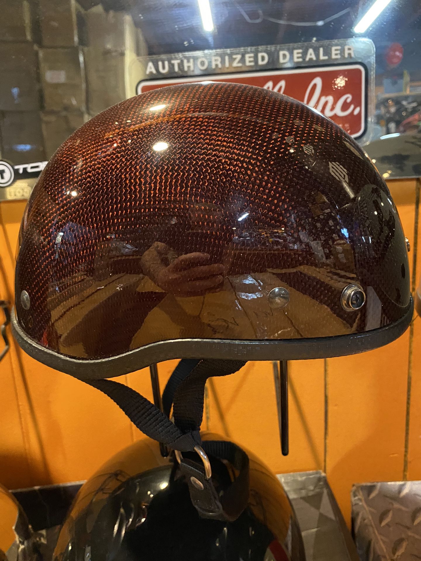 dot carbon fiber motorcycle half helmets 2XS 100% real carbon fiber shell not a print or decal Smallest DOT Carbon Fiber V1 Half Helmet