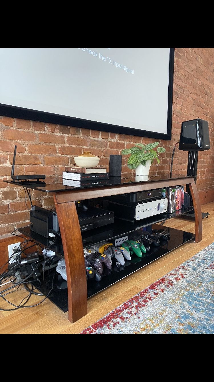 Reclaimed Wood Industrial TV Stand