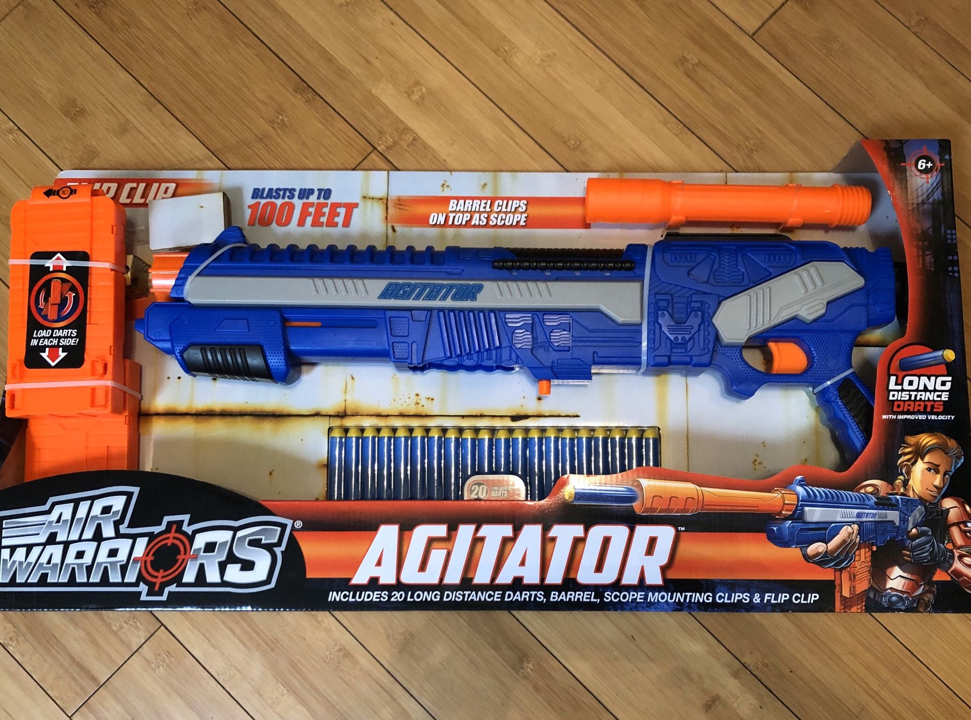 Brand new Nerf Gun Agitator War Warriors