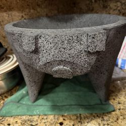 Molcajete De Piedra Original Lo Vendo Porque No Lo Ocupo $150 Firme 