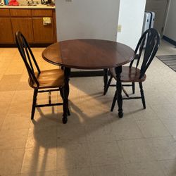 Ashley Round Drop Leaf Table 