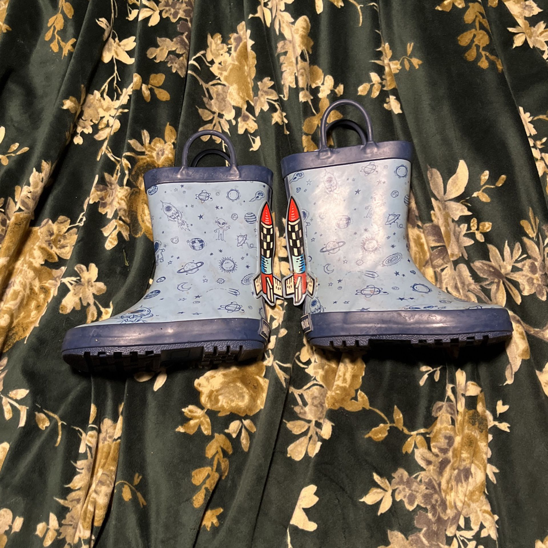 Outer Space Rain Boots