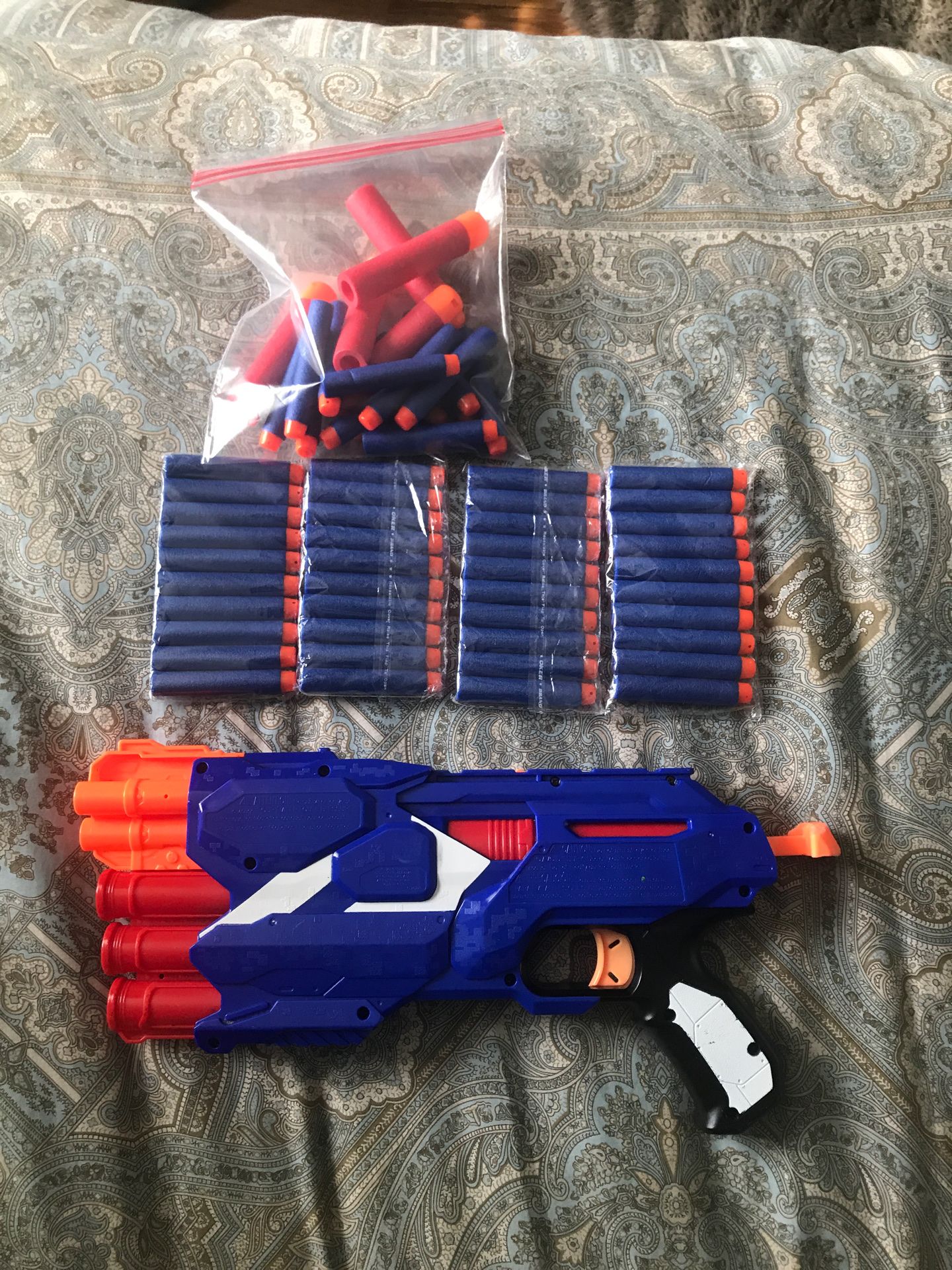 Nerf gun with 54 bullets