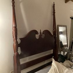 Very Fine Four Post -Solid Wood Bedframe