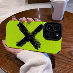 X iPhone Case for 14promax Green