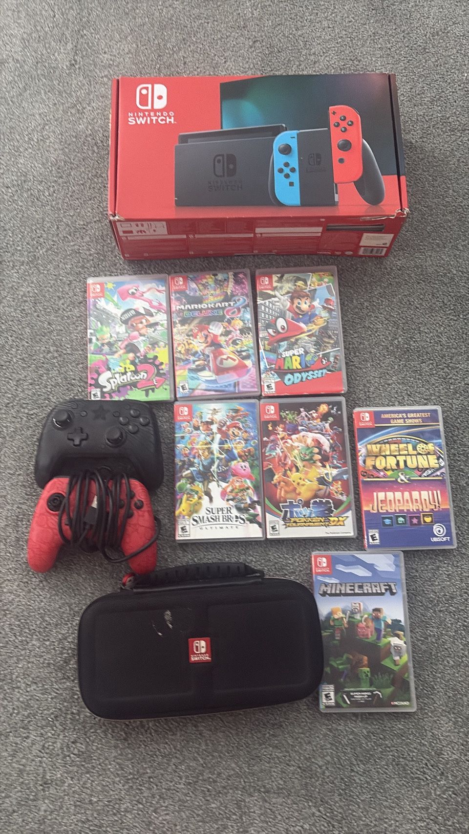 Like New Nintendo Switch w/Games & Accessories