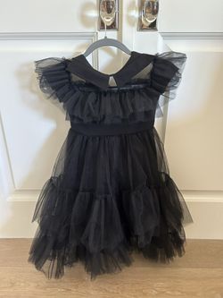 Wednesday Addams Girls Costume Dress