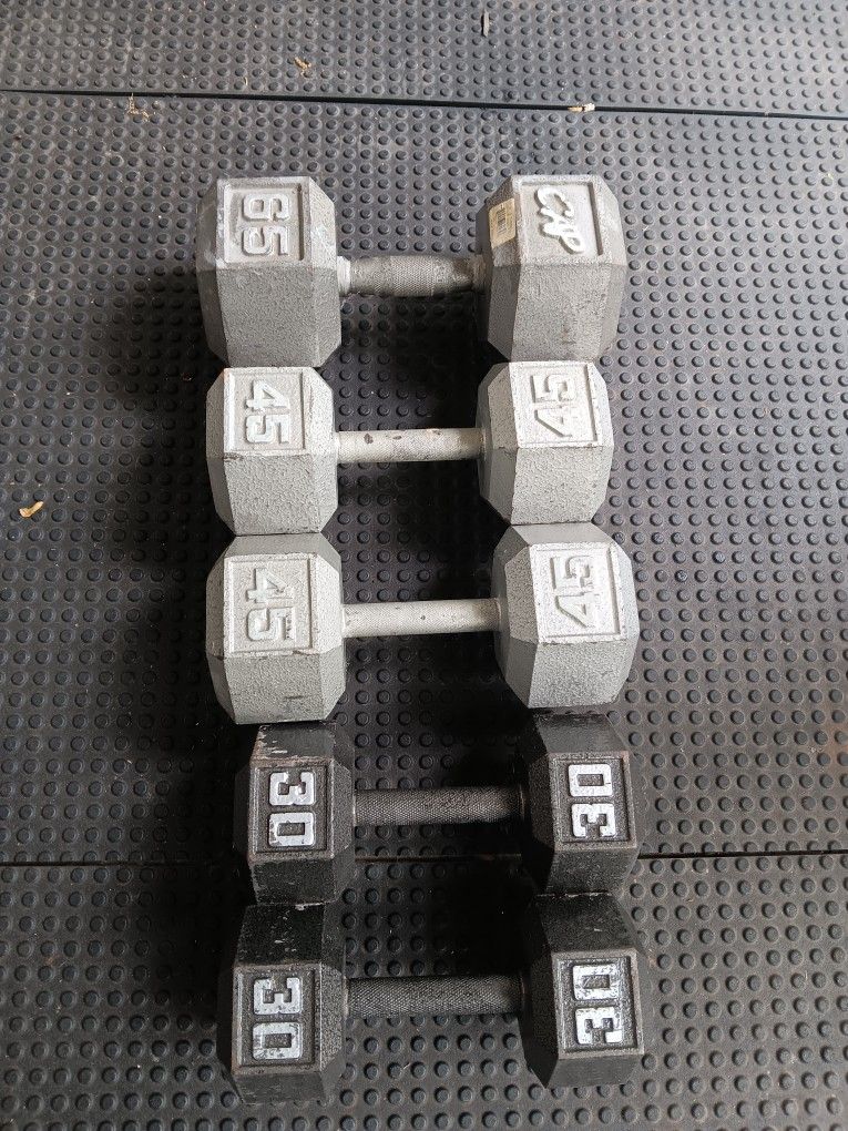 30,45,65 Dumbbells