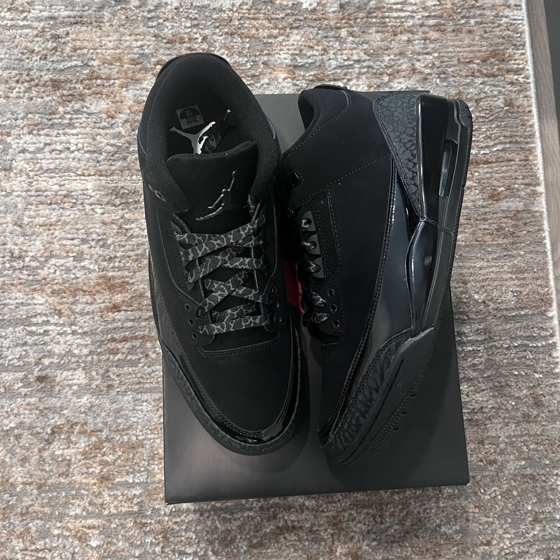 Black Cat 3 Size 10 Brand New Air Jordan 