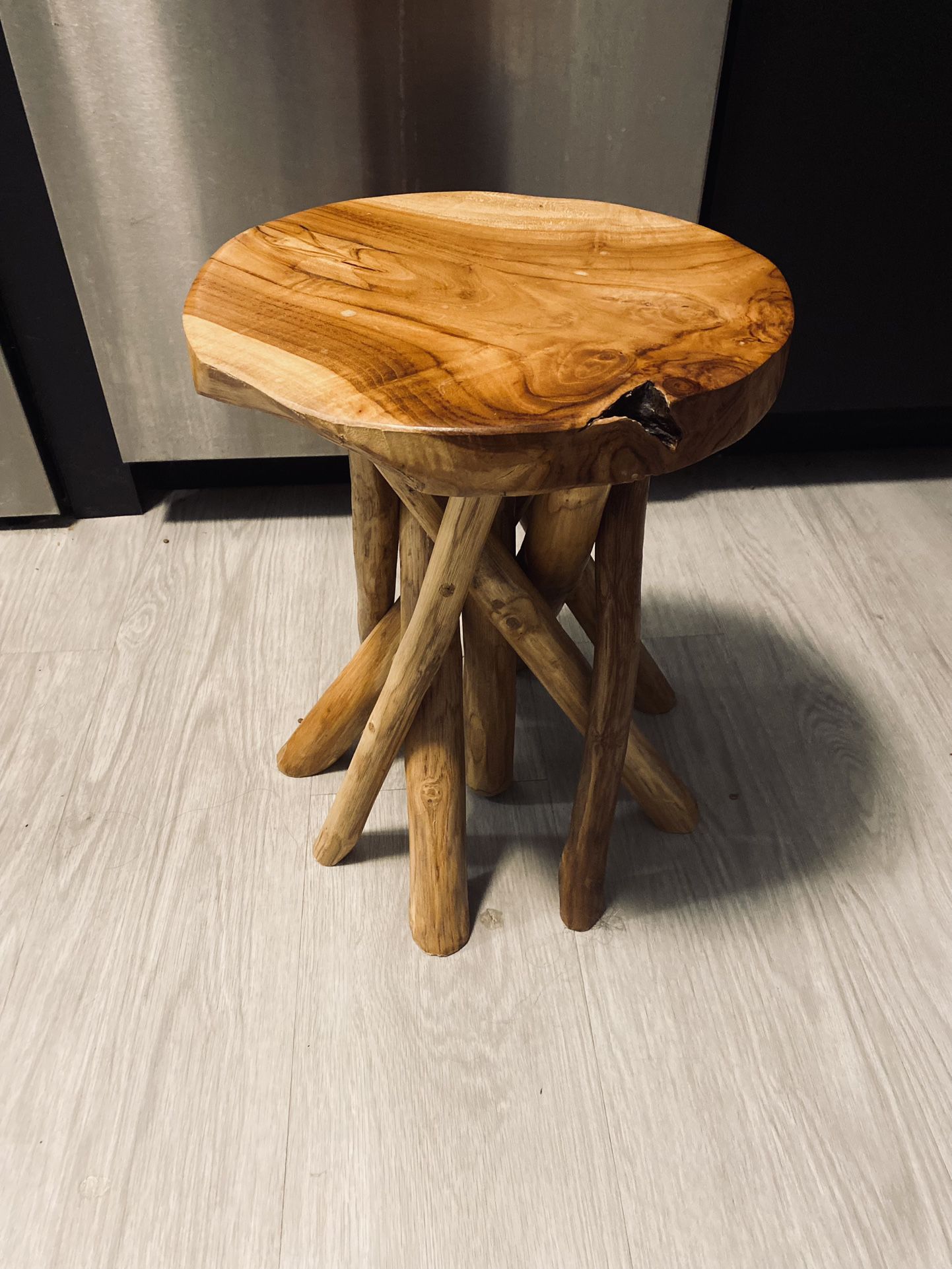 Real Wooden Stool 