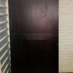 Beautiful Espresso Dining Table with leaf, 4 chairs & bench for sale-excellent condition