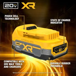 DEWALT 20V MAX XR POWERSTACK BATTERY(IES)
