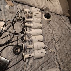 9 Nvc POE NETWORK CAMERAS 