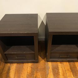 Two Side Tables (20 For Both)
