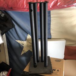 SPEAKER STAND-32” HEAVY DUTY STEEL (BLACK)