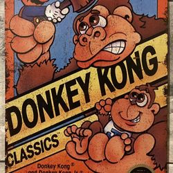 Nintendo Donkey Kong Decorative Metal Tin Sign Poster Retro Man Cave Game Room