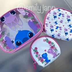 Stitch Cosmetic Bag Set 