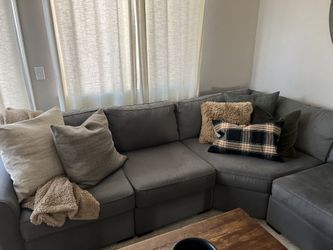 grey sectional